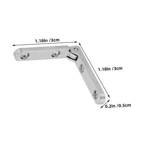 12 Pack Zinc Alloy Box Hinges For Jewelry Boxes And Small Wooden Cabinets NUOBESTY Hinges With Quiet 90 Degree Operation