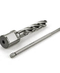 Oscarbide 7/16 in HSS annular cutter with 2 in depth of cut and 3/4 in Weldon shank mag drill bit with pilot pin (2-piece set).