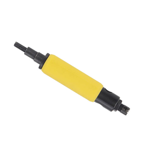 Electric Drill Rivet Removal Tool Kit For 1/8 To 1/4 Inch Blind Rivets Alloy Steel Yellow Body Pro Grade Precision Extraction Without Damaging