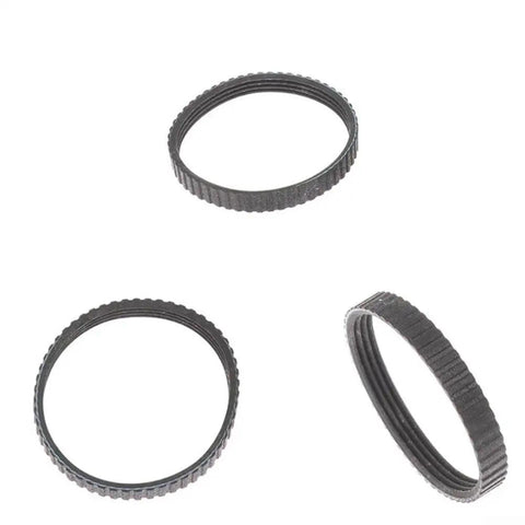 Boost Your Workshop Game With This Pack Of Three Heavy Duty Rubber Drive Belts For Electric Planers Fits Part 958718 Models F 20A P20ST H55SC With 9.6mm Width To Fix Tools Fast Without Hassle For DIY Guy Working Hard In The Garage These Days. Three black rubber drive belts for electric planer, 9.6mm wide