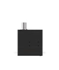 Side view of black BLAS10 High Precision Mini Linear Servo Actuator With Built In Drive And Control 12V Coreless Motor Position Sensor 10mm Travel