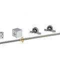 Upgrade Your 3D Printer With This Killer T8 Lead Screw Vertical And Horizontal Kit Featuring 2mm Pitch, 8mm Diameter, Flexible Coupling, Brass Nut And KP08 Bearings For Smooth Precise Printing And Engraving Machine Builds. T8 lead screw kit with 8mm stainless rod, brass nut, flexible coupling and KP08 bearings
