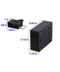 RFID Cabinet Lock System With USB Cable For Wooden Drawers And Cupboards, dimensions labeled for easy installation.