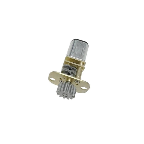 Premium 12mm N20 DC Gear Motor Delivering Beast Mode Low Speed High Torque with a metallic reduction housing.