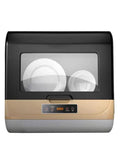 Compact Countertop Dishwasher Rocks Zero Stress Cleanup With Fast Dry Cycle And Responsive Touch Panel in sleek design.