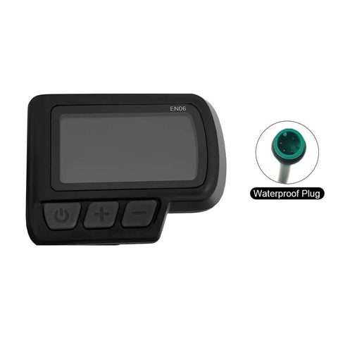 Ride Ready Electric Bicycle Display Meter EN06 LCD Screen With USB Power Readout For 24V 36V 48V E Bike Waterproof Plug