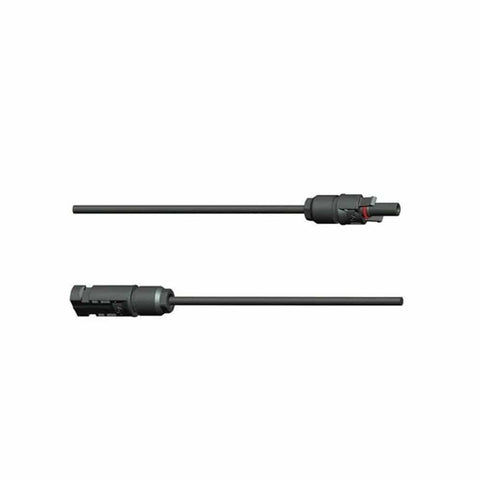 Two 10 Foot 12 AWG PV Adapter Cables With Male And Female Connectors For Solar Panels And Charge Controllers UV Resistant Waterproof TUV Tested Great For RVs And Off Grid Solar Setups