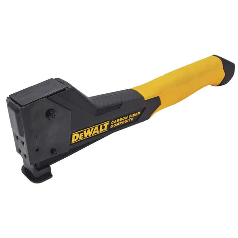 Lightweight Carbon Fiber Stapler With Drop In Loading Auto Lock Anti Jam Pinch Latch ergonomic grip