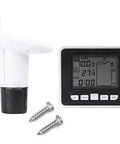 Ultrasonic Water Tank Level Meter With Temperature Display And Liquid Depth Sensor No Fuss Fast Accurate Tank Monitoring Gauge view