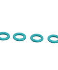 Pro Grade Welding Accessory Kit includes argon gasket components in turquoise, part of 12-piece glass gas lens set