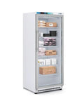 Legit 21 Cubic Feet Glass Door Freezer With Digital Temp Control And Adjustable Shelves Heavy Duty Steel Exterior for retail use.