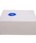 33 Gallon Food Grade LLDPE RV Water Holding Tank For Camping And Trailers, heavy duty and impact resistant, white with blue cap