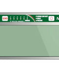 Hand Series 2x4 Digital Auto Darkening Welding Lens For Low Amp TIG 2A, Shade 10, close-up of control panel and lens