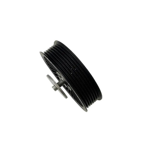 Heavy Duty Engine Drive Belt Idler Pulley For BMW F20 F30 E60 E65 E90 And FAW Cars, durable plastic construction, side view.