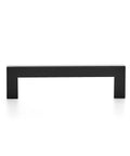 12 Pack Square Cabinet Handles 4.5 Inch Center To Center Matte Black Drawer Pulls For Cabinets Cupboards And Drawers Kitchen Hardware