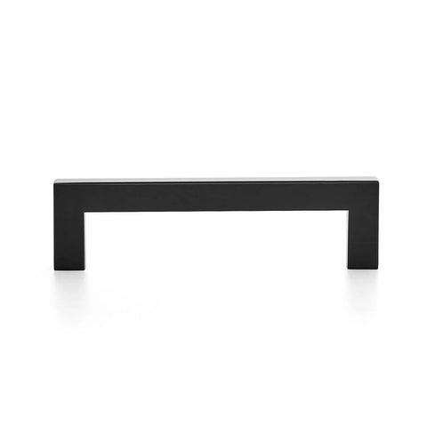 12 Pack Square Cabinet Handles 4.5 Inch Center To Center Matte Black Drawer Pulls For Cabinets Cupboards And Drawers Kitchen Hardware