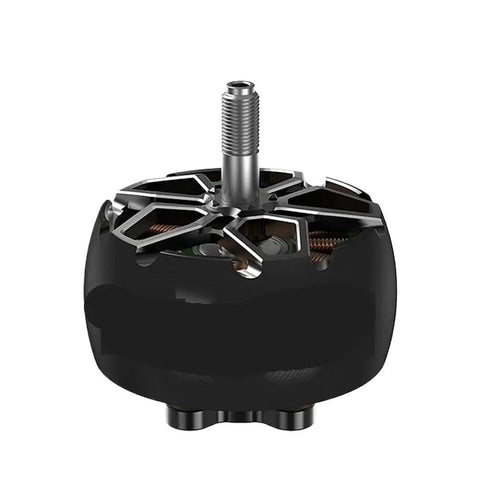 900KV Brushless Drone Motor for FPV RC Quadcopters and Drones, Dope 4-Pack, close-up view of single motor with metal top plate