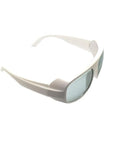 Heavy Hitter Laser Safety Glasses For Erbium 2700 To 3000Nm With Od 6 Plus Optics and clear high viz lenses at an angle.