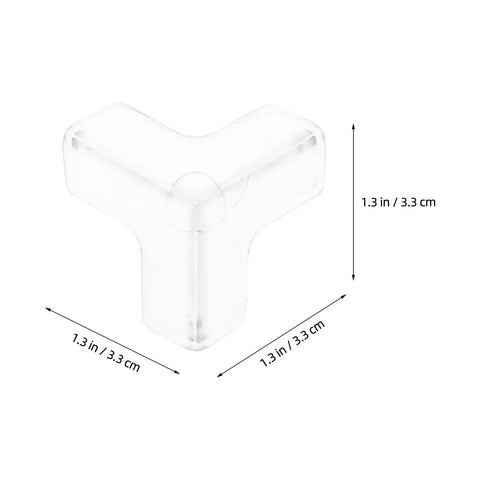 16 Pcs PVC Corner Protectors For Furniture With Adhesive Installation Clear Edge Guards For Tables And Chairs Easy To Install