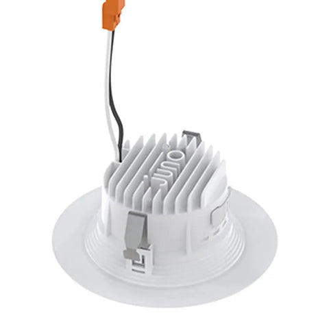 4 Inch Led Recessed Lighting With 5 In 1 Switchable Color And 625 Lumen Downlight Trim Kit Bringing That Cozy Matte White Baffle Ceiling Vibe For Super Easy Home Fixes