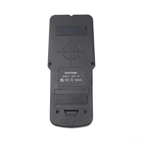Magnetic for stud Detector Metal Wood Pipe Finder Magnetic for(Silver) back view showing battery compartment and sensors.