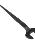Made In USA Spud Wrench With 1-5/8 Inch Opening And 1 Inch Bolt Heavy Duty Nut Alignment Tool For Precise Bolt Hole Lineup Extra Heavy Head And Long Taper Handle For Easy Leverage And Tough Job Sites, black alloy steel