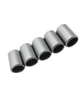 Five Piece Bike Dowel Pin Set 8.2x11x16mm For Engine Cylinder Head Alignment shown in arranged stack