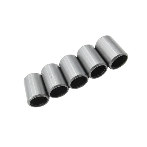 Five Piece Bike Dowel Pin Set 8.2x11x16mm For Engine Cylinder Head Alignment shown in arranged stack
