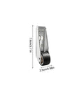 Low Profile Door Bottom Rollers, Anti Sag Repair Kit With Three Tough Steel Wheels, close-up view of metal bracket with black rubber wheel.