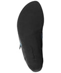 Sole view of Equipment Focus Women's Climbing Shoes Caspian 8 with grippy high friction rubber for technical vertical and overhung routes.