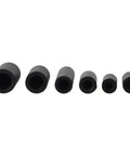 100 Pcs Heavy Duty Carburetor Vacuum Rubber Cap Kit Assortment Set With 6 Sizes From Three Sixteenths Up To Three Eighths Inches For Car Engines Sealing Intake Hoses And Tubes Perfect Fix To Stop Leaks And Protect Hands, black rubber caps in six sizes