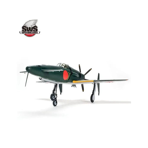 1:48 J7W1 Shinden Model Kit Unbuilt Plastic Aircraft Kit With Weighted Resin Tires, Assembly Required, front view angle