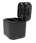 High Speed Dual Channel Battery Charging Hub For Action Cameras With Fast Charge Port, Portable 2 Channel Charger Box