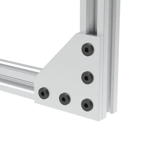 90 Degree Corner Joint Board Plate With 5 Holes Aluminum Profile Connection Strip Angle Bracket For 2020 Series Aluminum Extrusions Easy