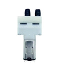 Replacement Water Pump For Robotic Vacuum Cleaner Tight Mop Valve with white body and silver connector for steady flow