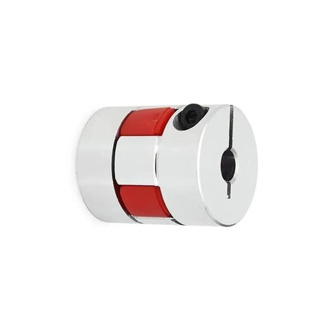 Heavy Duty 250 To 1450Mm Ballscrew Kit SFU1610 With Precision Nut For CNC Machines, showing a red and silver coupler for precision.