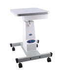 Motorized Instrument Lift For Optometry Working Table With Adjustable Height And Rolling Stand Built Tough Heavy Duty Construction Supports 33.07 Lbs Load For Optometrists