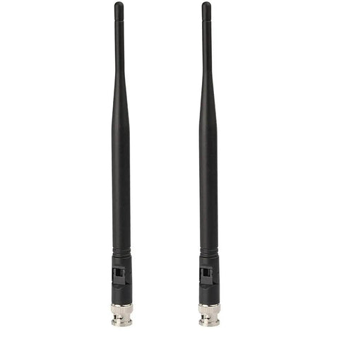 Two Pack UHF 400-960MHz BNC Male Antennas For Handheld Scanners And Ham Radios, 3dBi Gain, Wideband Antenna Set