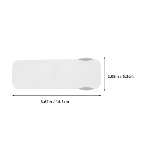Dimensions of 2 Pack Childproof Drawer Locks For Cabinets And Drawers Universal Fit ABS Self Adhesive Safety Latches
