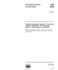 Cover page of Top ISO 4343:2000 Industrial Automation Systems Guide For NC Machine Post Processor Commands And CLDATA Records.
