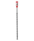 Rebar Demon SDS-Max 4-Cutter Full Carbide Head Hammer Drill Bit, 1-1/4 In Diameter, 29 In Length, 24 In Working Length