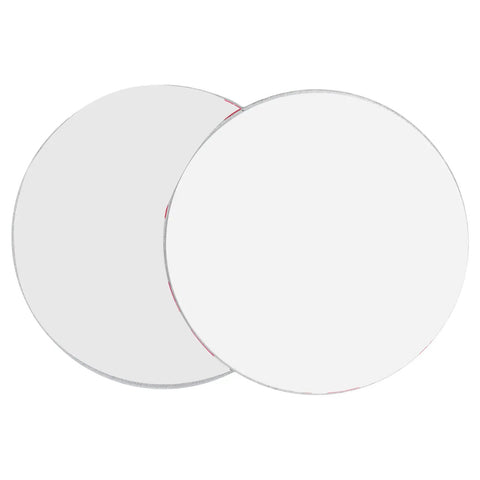Hella Secure Magnetic Base For Smoke Detectors Drill Free Mounting Pads, two 70mm round pads made of heavy gauge galvanized steel.