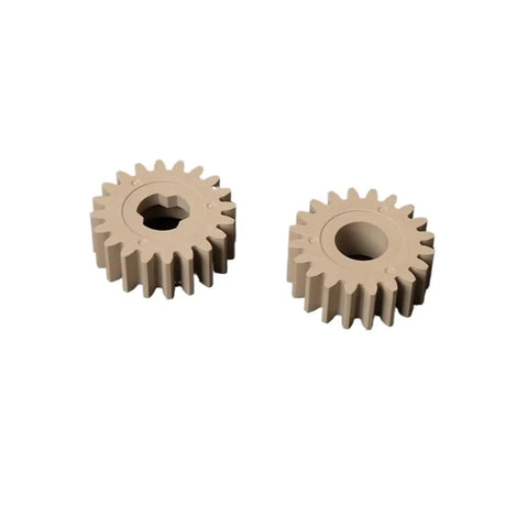 Pump Gears For Ice Cream Machine Extruder, Heavy Duty Pump Parts For Ice Cream Makers, Easy Install And Maintenance, High Temp Up To 105C, Replacement Components For Commercial And Home Use, beige gear pair