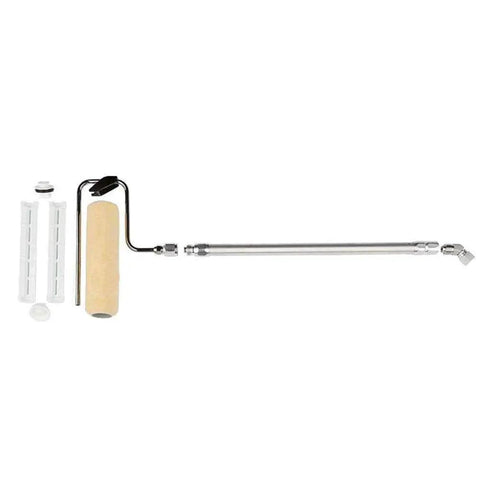 Pressure Roller Kit For Airless Spray Guns No Tool Attachment With EvenFlow Drip Free Paint Delivery Lighter Design, parts shown