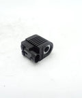 KV23085 solenoid valve coil for loader skid-steer, black ribbed plastic housing with silver circular port