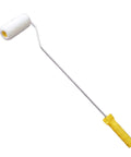 4 Inch Paint Roller Frame With Extended Handle And Ergonomic Thumb Control Featuring Thick Polyester Plush For Flawless Wall And Ceiling Finish Built Solid To Handle Painting Jobs Like A Pro, side view