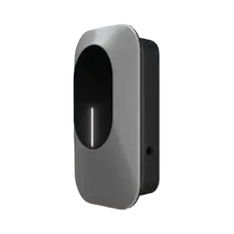 Portable EV Charger 11KW AC Charging Station sleek gray design mounted on wall, perfect for easy home installation.
