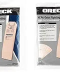 Two packs of Magnesium HEPA Vacuum Bags For Upright Vacuums Pro Grade 8 Quart Capacity Saniseal Auto Close Dust Seal Easy Install
