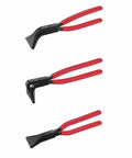 Three Piece Sheet Metal Bender Pliers Set For Roofing And HVAC Ductwork, Carbon Steel Hand Seamer Pliers With Angles