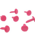 500 Pcs Mini Round Brads Two-Legged Nails For Crafts And DIY Projects Colorful Paper Fasteners in pink